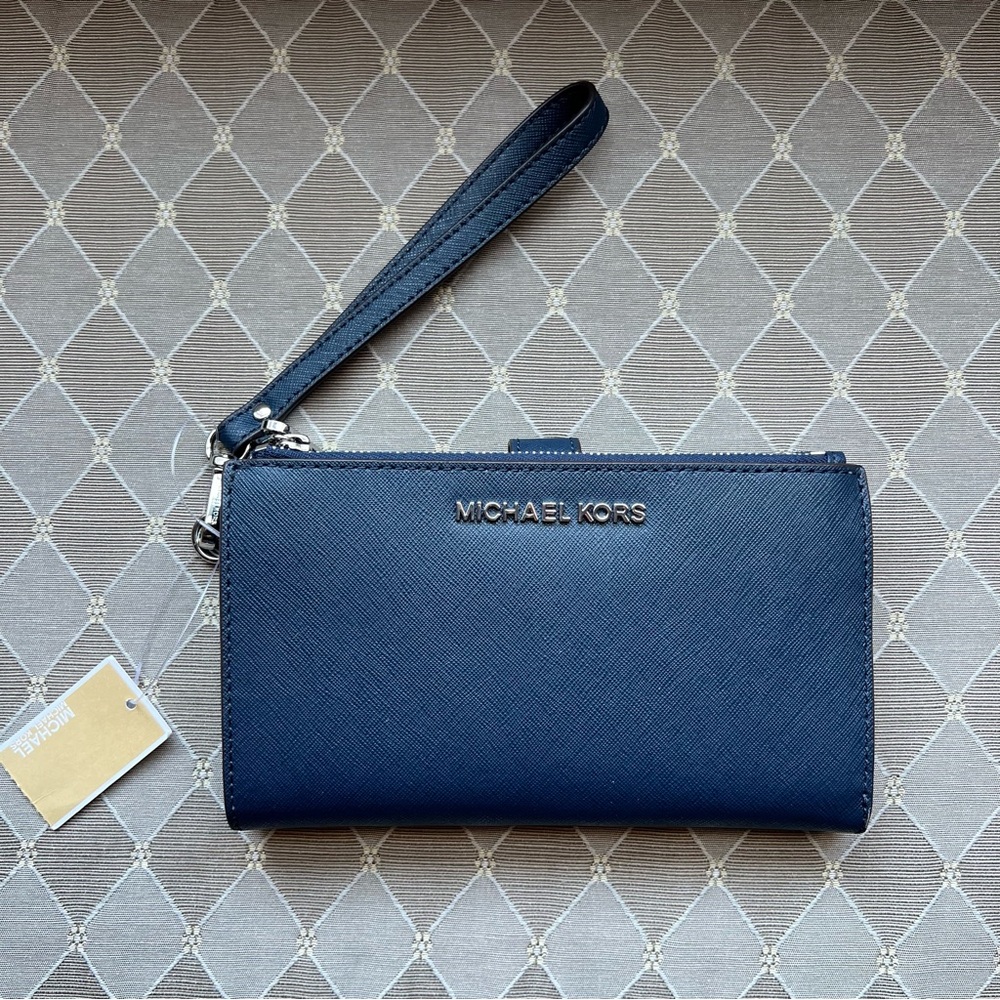 *NWT* Michael Kors Jet Set Large Double Zip Wristlet/Wallet
